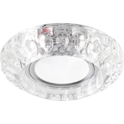 Светильник встраиваемый с LED подсветкой Feron CD987 потолочный MR16 G53 прозрачный 32664