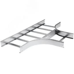 Ответвитель Т-образный 50х200 R-300 в комплекте с крепежными элементами и соединительными пластинами, необходимыми для монтажа, горячеоцинкованный DKC