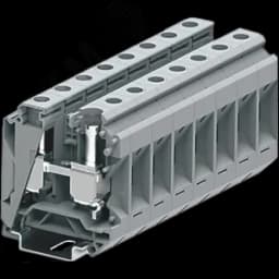 Клемма SUK 1-1 винтовая, сечение 35 мм. кв., серая