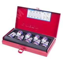 Набор торцевых насадок 1/2", TORX, Т20-Т60 мм, L = 60 мм, 9 предметов King Tony