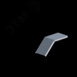 Крышка лотка монтажного углового 45 вниз ЛР45Н.100.15.250.1,5.1