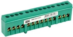 Шина PE «земля» в корп. изоляции на DIN-рейку ШНИ-6х9-14-К-З IEK YNN10-69-14KD-K06