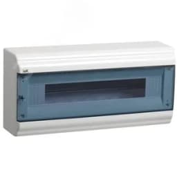 Щит распределительный навесной ЩРн-П-18 пластиковый прозрачная дверь IP41 PRIME IEK