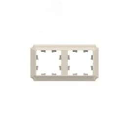 ATLASDESIGN ANTIQUE 2-постовая рамка, универсальная, БЕЖЕВЫЙ