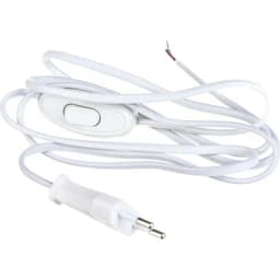 Шнур для бра ШВВП-ВП 2х0.75 с проходн. выкл. и электр. вилкой 1.7м бел. UNIVersal А1060