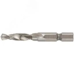 Сверло-Метчик комбинированное метрическое, быстрорежущая (HSS) сталь Р6М5, М6х1.0 мм, 18/56 мм