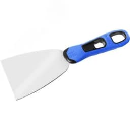 Шпатель "Профессионал" профилированное нержавеющее полотно, 2к ручка, 80мм