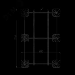 Опорная конструкция для установки оборудования TECHNORAPTOR FOOT 1500х2500