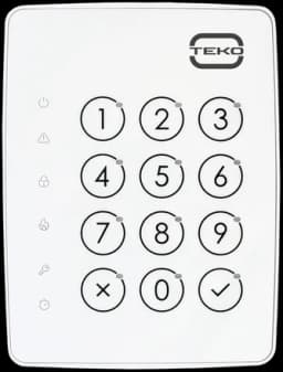 Клавиатура сенсорная ТЕКО Астра-КТМ-С (белая)