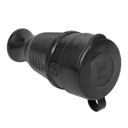 Розетка переносная с защитной крышкой каучуковая 230В 2P+PE 16A IP44 EKF PRO