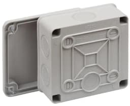 Коробка распределительная ОП 100х100х50мм двухкомпонентн. 7 вводов IP66 сер. Ruvinil 67250