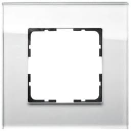 Рамка 1-постовая, стекло White