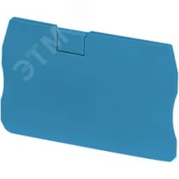 Крышка торцевая 2.2мм 2 точки присоединения синяя под пружинные клеммы NSYTRR22/NSYTRP22