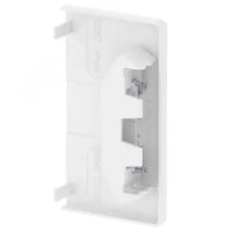 Торцевая заглушка кабельного канала Rapid 80 70x130 мм (ПВХ,белый)