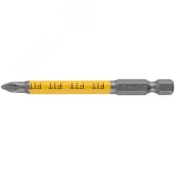 Биты кованые сталь S2 односторонние 75 мм PH2 Профи 2 шт блистер