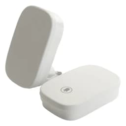 Звонок беспроводной клавиша и база в розетку радиочастотный 433MHz белый DB380 48882