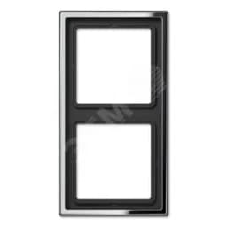 Рамка 2-я для горизонтальной/вертикальной установки  Серия- LS990  Материал- металл  Цвет- полированный хром
