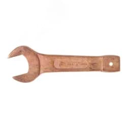 Ключ гаечный (рожковый) односторонний ударный 36 омедненный Hortz