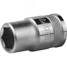 Головка торцевая "INDUSTRIE QUALITAT", Cr-V, FLANK, хромосатинированная, 1/2", 12 мм