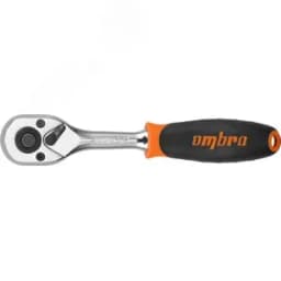 Рукоятка трещоточная 1/4"DR, 48 зубцов, 140 мм Ombra