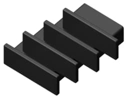 Заглушка для накладного алюминиевого профиля GP1700 комплект 4шт Ambrella Light GP8320