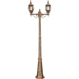 Светильник садовопарковый Feron 8114 столб 2100W E27 230V черное золото 11242