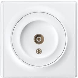 Розетка телевизионная TV 1-м СП Florence механизм бел. (1E21101300) OneKeyElectro 2172773