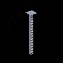 Стойка кабельная потолочная сдвоенная К1152П2ц УТ2,5 (s=2,0мм, s1=2,0мм) СОЭМИ