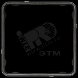 Рамка внутренняя цветная черный металлик