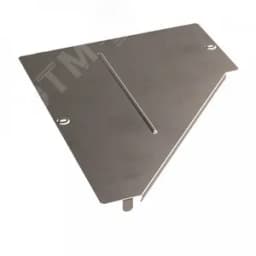 Крышка переходника левого Стандарт INOX (AISI 409) 500х200 PR16.5652 Промрукав