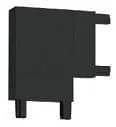 Соединитель угловой Lобразный для треков накладных Italline Kreator IT099029 black