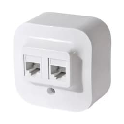 Розетка Legrand Quteo 782228 (2 x RJ45)