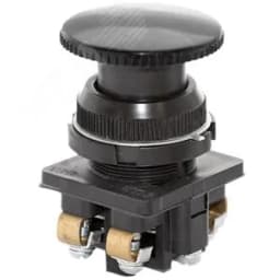 Кнопка КЕ-191 исполнение 1 (2з) черная IP54