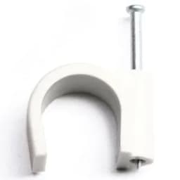 Скоба пластиковая с гвоздем D=19 - 20мм 52100 DKC