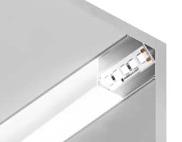 Алюминиевый профиль угловой квадратный 157157 для светодиодной ленты до 978мм Ambrella Light GP2150AL