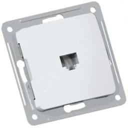 MASTER Розетка компьютерная скрытой установки, в рамку, слоновая кость