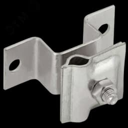 Держатель-зажим соединительный проводника круглого 6-10мм опорный L=30-40мм нержавеющая сталь IEK