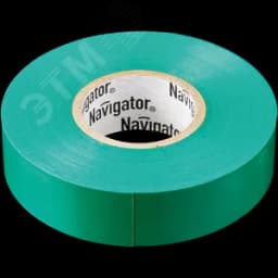 Изолента ПВХ зеленая 15мм 20м Navigator Group