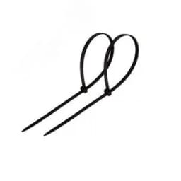 Хомут-стяжка кабельная нейлоновая 150x3,6 мм, черная, упаковка 100 шт, REXANT