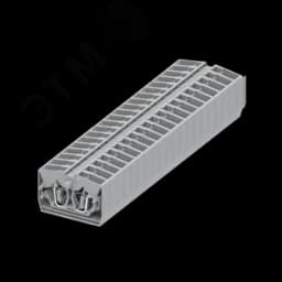 Клемма TB 1-1 промежут. фронт. подключение, сечение 2,5 мм. кв., серая