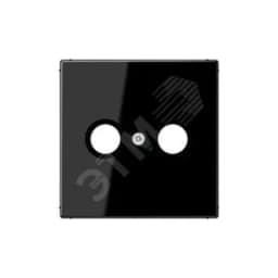 Накладка для телевизионной розетки (TV-FM) Серия LS990 Материал- термопласт Цвет- черный