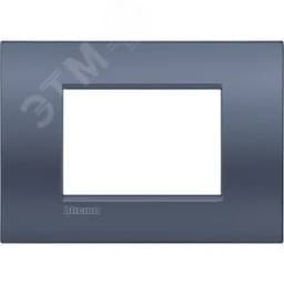 Livinglight. Рамка Air, итальянский стандарт 3 мод. Цвет "Лунная ночь"