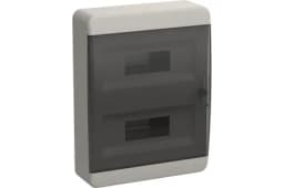 Корпус ЩРВ-П-24 TEKFOR IP41 черн. прозр. дверь пластик. IEK TF5-KP12-V-24-41-K01-K03