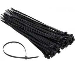 Хомут-стяжка нейлоновый 4х250 мм чёрный (100шт/уп) REXANT 07-0251