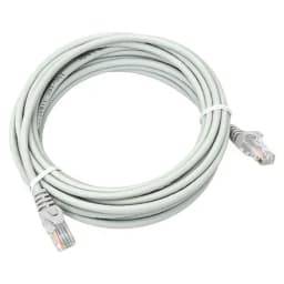 Патч-корд TERACOM PRO Cat.5E неэкранированный UTP оболочка LSZH серый (5,0м) EKF