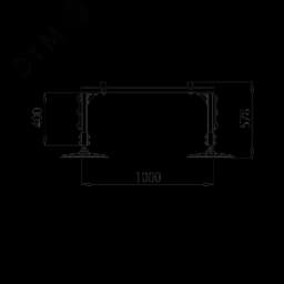 Опорная конструкция для установки оборудования TECHNORAPTOR FOOT 1000х3000