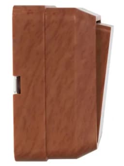 Выключатель 2-кл. ОП Октава 10А IP20 ВС20-2-0-ОД дуб IEK EVO20-K04-10-DC