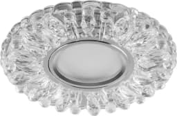 Светильник встраиваемый с белой LED подсветкой Feron CD914 потолочный MR16 G53 прозрачный 28985