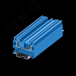 Клемма TC 1-1 пружинная, сечение 2,5 мм. кв., синяя