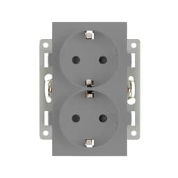 Механизм электрической розетки SCTMEUDPLGR 250V 16A Arlight 043766